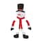 Glitzhome® 13" Jumbo Christmas Fabric Snowman Ornament Set